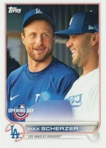  2022 Topps Opening Day #129 Max Scherzer Los Angeles Dodgers  MLB Baseball Trading Card : Collectibles & Fine Art