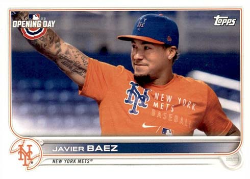 2022 Topps Mets Javier Baez Diamond Relics Citi Field Ballpark MLB Opening  Day