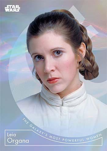 2022 Topps Star Wars: The Galaxy's Most Powerful Women Leia Organa