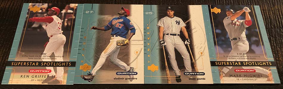 2002 Upper Deck Ovation Superstar Spotlights Jason Giambi #100