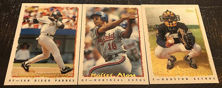 Moises Alou Signed 1995 Topps Baseball Card - Montreal Expos