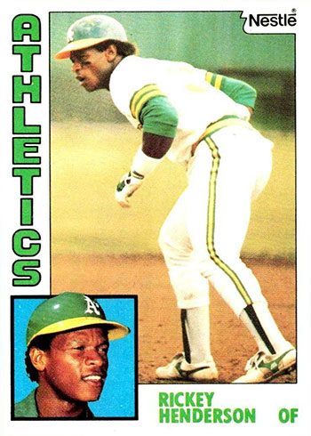Topps 1984 Baseball Card Reggie Jackson Rod Carew No 711 Bert Campaneris 