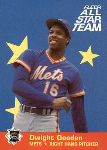 Dwight Gooden Fleer Super Star Special Baseball Card Lot(4): ‘85-87. Mets