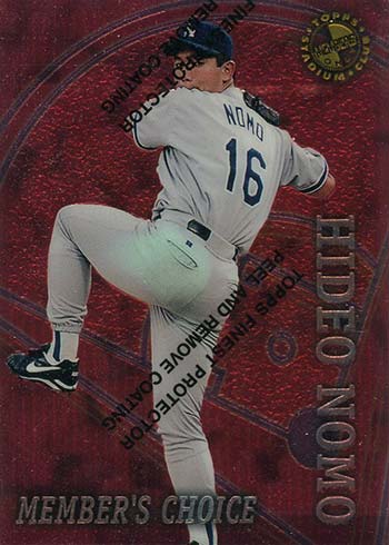 Hideo Nomo 1996 Stadium Club #MH3 Baseball Card