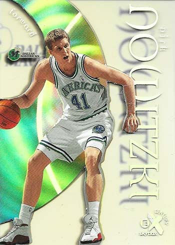1998-99 E-X Century Dirk Nowitzki Rookie Card