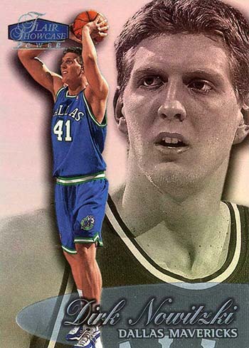 1998 Flair Showcase Dirk Nowitzki Rookie Card