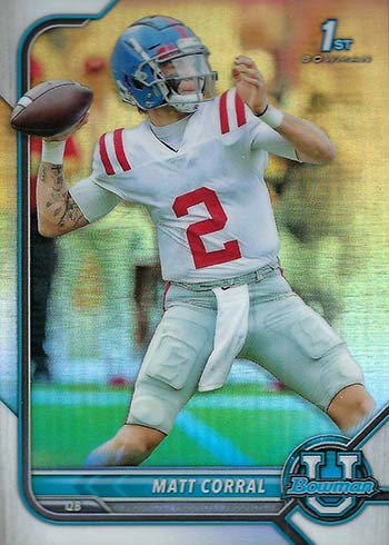 2021-22 Bowman University Football Variations Guide, SSP Gallery 