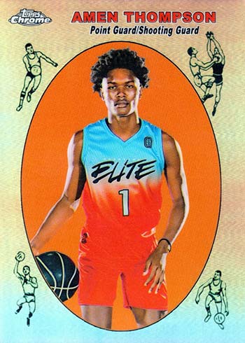 2021-22 Topps Chrome Overtime Elite Basketball Checklist, Box Info