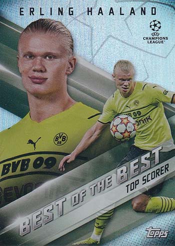 2021-22 Topps UEFA Champions League Best of the Best Erling Haaland