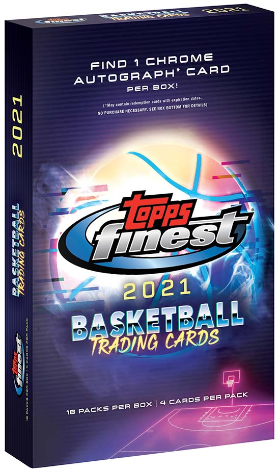 2021 Topps Finest Basketball Hobby Box