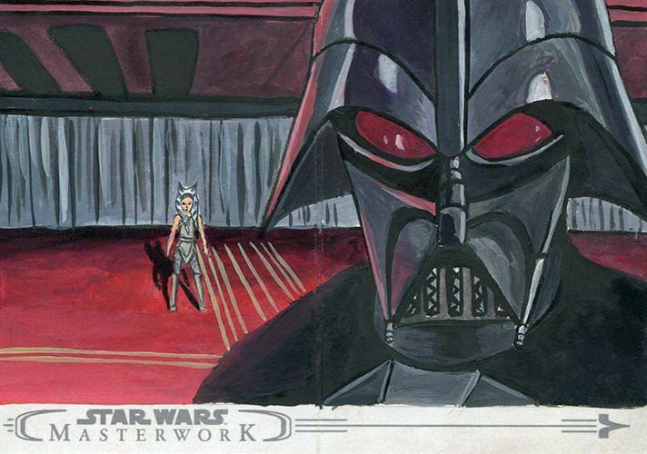 Topps Star Wars Masterwork top Sketch Card Savage Opress Clone Wars