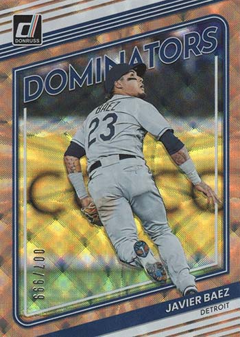 Willy Adames 2022 Donruss Baseball Independence Day Parallel Card (Rays)