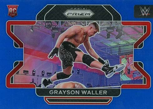 2022 Panini Prizm WWE Blue Prizms Grayson Waller