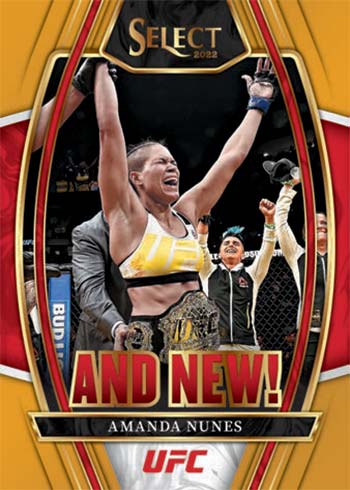 2022 Panini Select UFC And New Gold Prizms Amanda Nunes