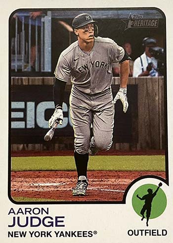 WTTF - 2022 topps aaron judge sp (in the cornfields at the field