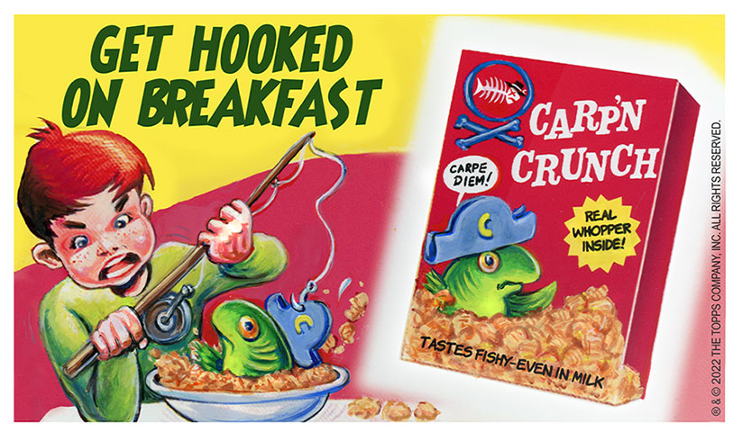 2022 Topps Wacky Packages: Wonky Ads Series 2 Carp' Crunch