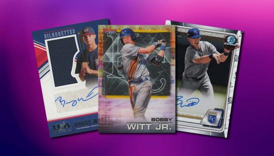 Bobby Witt Jr. Builds his own Topps Baseball Card Set