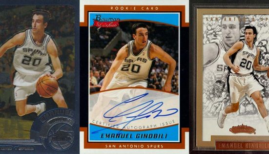 Manu Ginobili Rookie Card Rankings and What's the Most Valuable