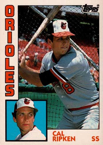 1984 Topps Tiffany Baseball Cal RIpken Jr.