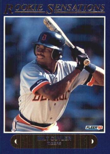 1992 Fleer Rookie Sensations Frank Thomas #1 HOF Values - MAVIN