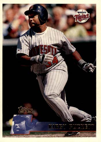 Fun Cards: “Baseball Immortals” Kirby Puckett – The Writer's Journey