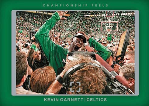 2021-22 Panini PhotoGenic Basketball Championship Feels Kevin Garnett