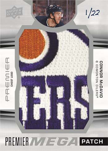 2021-22 Upper Deck Premier Hockey Mega Patch Connor McDavid