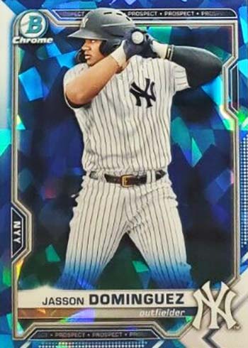 2021 Bowman Chrome JASSON DOMINGUEZ, New York Yankees Bcp-13 – Hot Flips