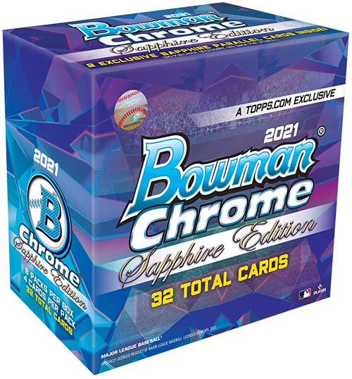 2021 Bowman Chrome Sapphire Baseball Box