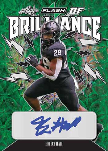 2023 Leaf Draft Football DAMEON PIERCE Autograph — BA-DP1