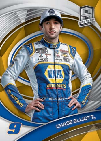 2022 Panini Chronicles NASCAR Racing Spectra Gold Chase Elliott