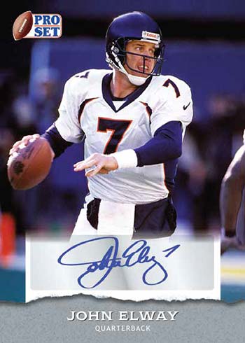 2022 Pro Set Sports Base Autographs John Elway