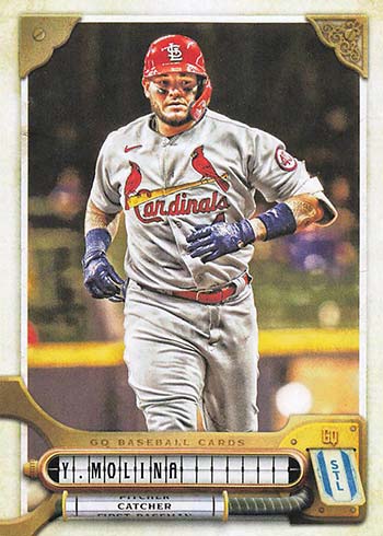 2017 Topps Heritage #77 Yadier Molina St. Louis Cardinals Baseball Card