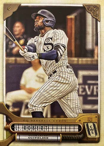 2022 Gypsy Queen GQ Luis Robert MLB Black & White SP Jersey Color Match  Card /50