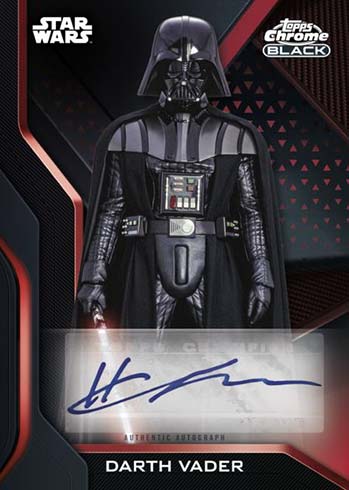 2022 Topps Chrome Black Star Wars Checklist, Hobby Box Info