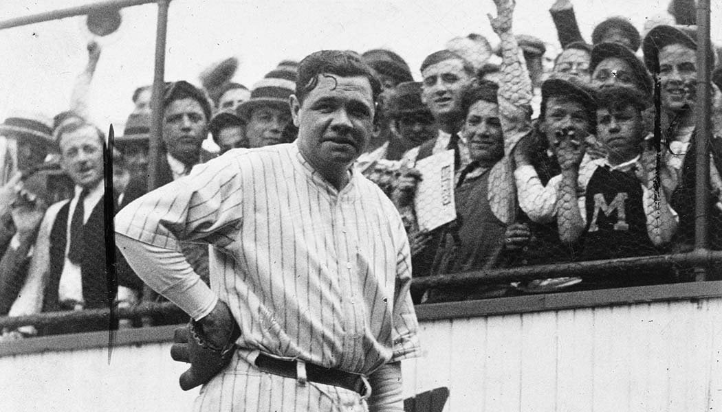 1980 Hall Of Fame Exhibit Babe Ruth