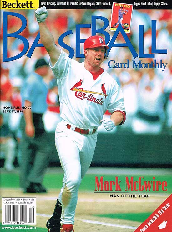 Beckett Baseball Card Monthly - December, 1998 Mark McGwire