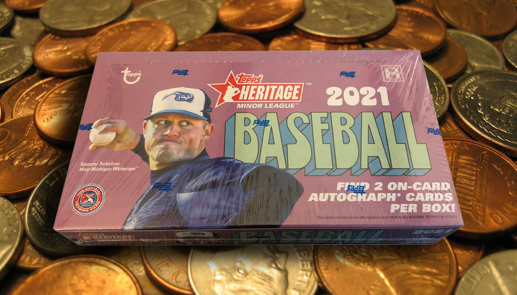 2021 Topps Heritage Minor League Hobby Box