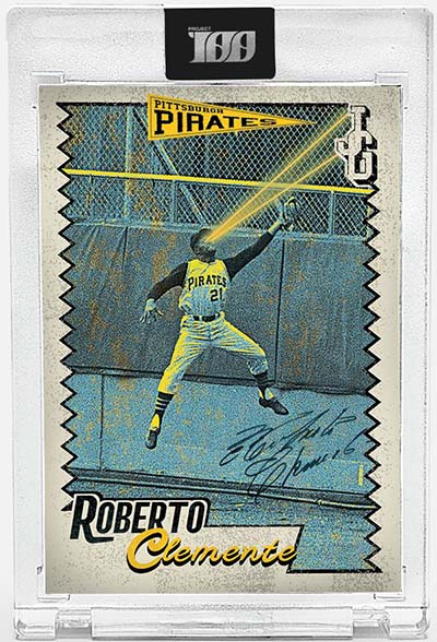 Topps Project100 Roberto Clemente by John Geiger