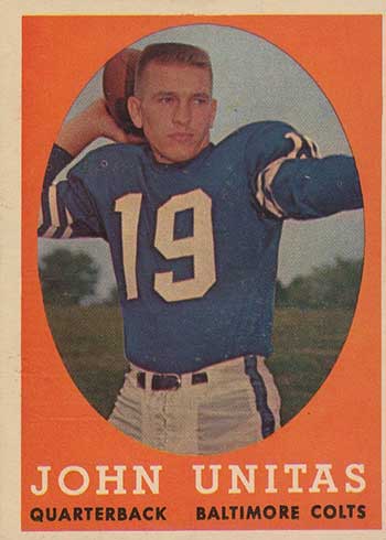 1956 Topps #60 Lenny Moore Baltimore Colts Rookie Football Card Nm