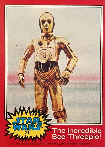 1977 Topps Star Wars 71