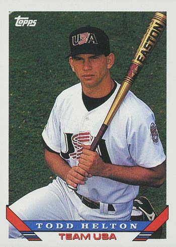 1993 Topps Full Shot Jumbo Andres Galarraga #20 MLB Colorado Rockies  Baseball