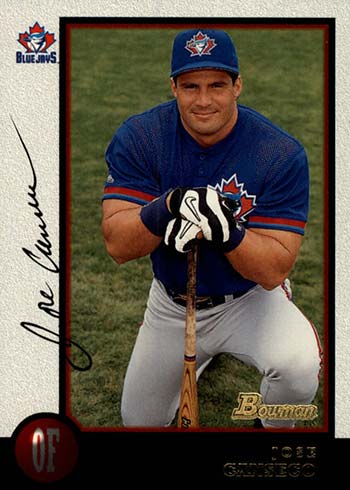 MAJESTIC  JOSE CANSECO Toronto Blue Jays 1998 Throwback Home