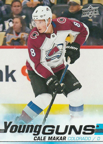 2019-20 Upper Deck Cale Makar Young Guns Rookie Card