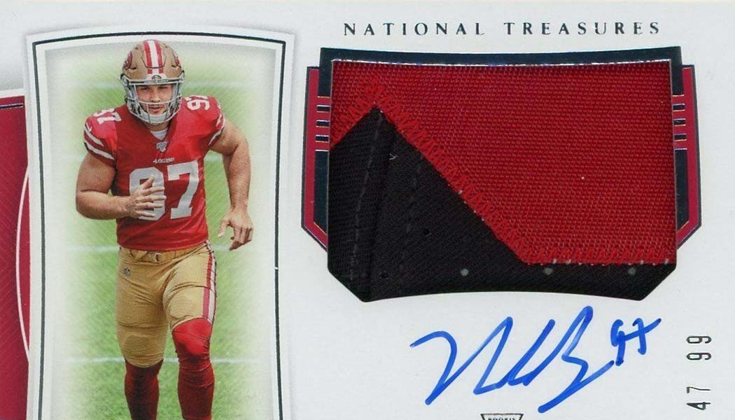 Nick Bosa Signed Pro-Edition White Football Jersey (Beckett) — RSA