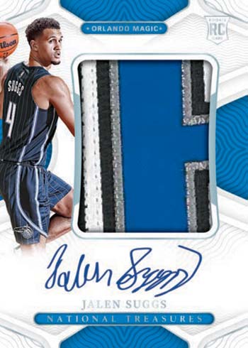 2021-22 Panini National Treasures Basketball Rookie Patch Autographs Jalen Suggs