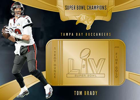 2021 Panini Eminence Football Super Bowl Champions Gold Tom Brady