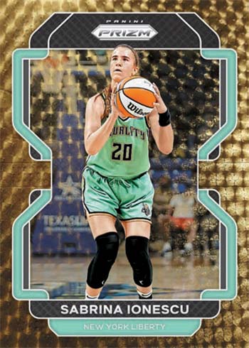 2022 Panini Prizm WNBA Signatures Gold #LG-LZC Liz Cambage /10 LA