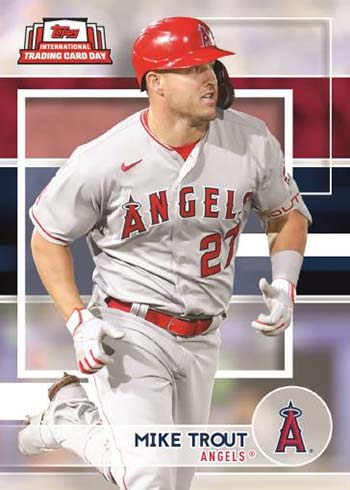2022 Topps International Trading Card Day Mike Trout