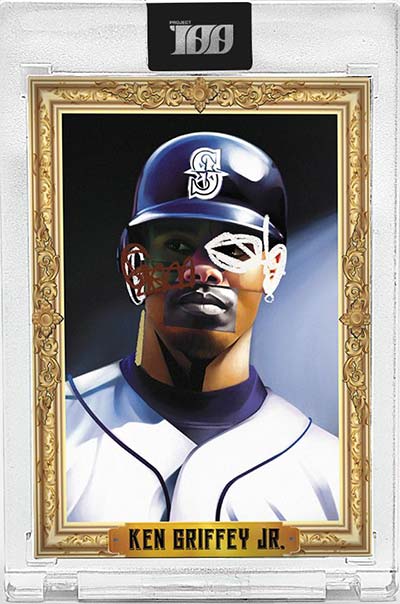 Topps Project100 Card 4 - Mookie Betts by Andre Power - Artist Signed  Artist Proof Edition #'d to 20